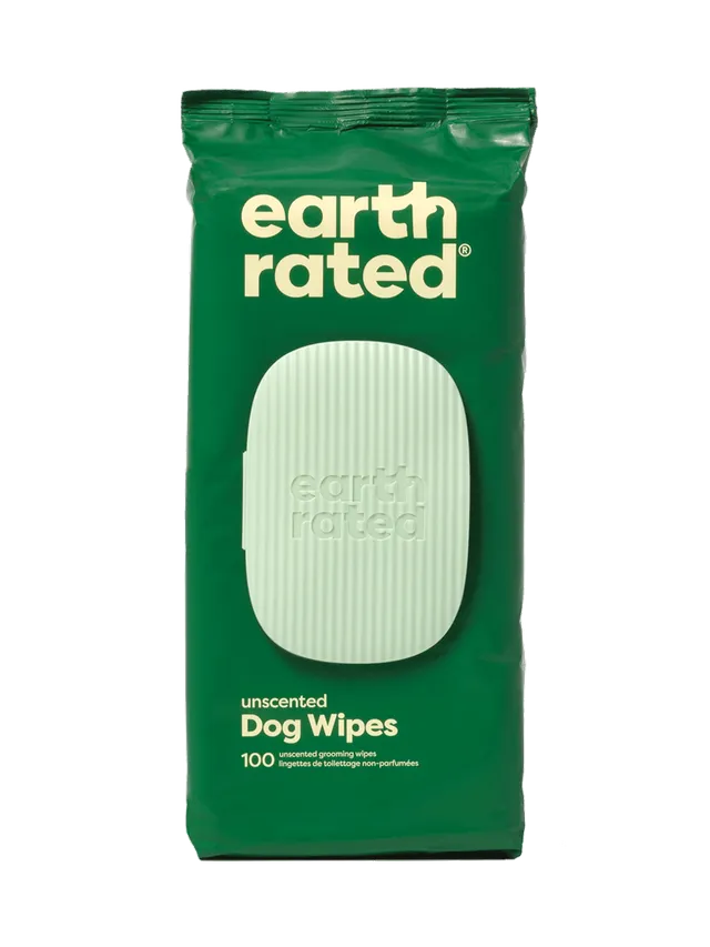 Earth Rated Unscented Dog Wipes