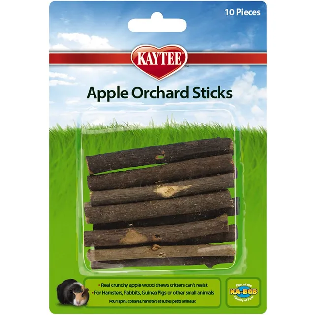 Kaytee Apple Orchard Sticks, 10 Count