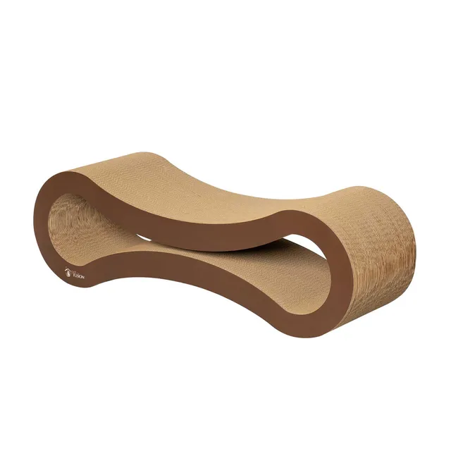 PetFusion Ultimate Cat Scratch Lounge, Walnut Brown